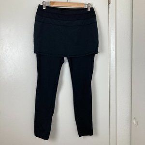Athleta Ruched Capri 2-in-1 Leggings